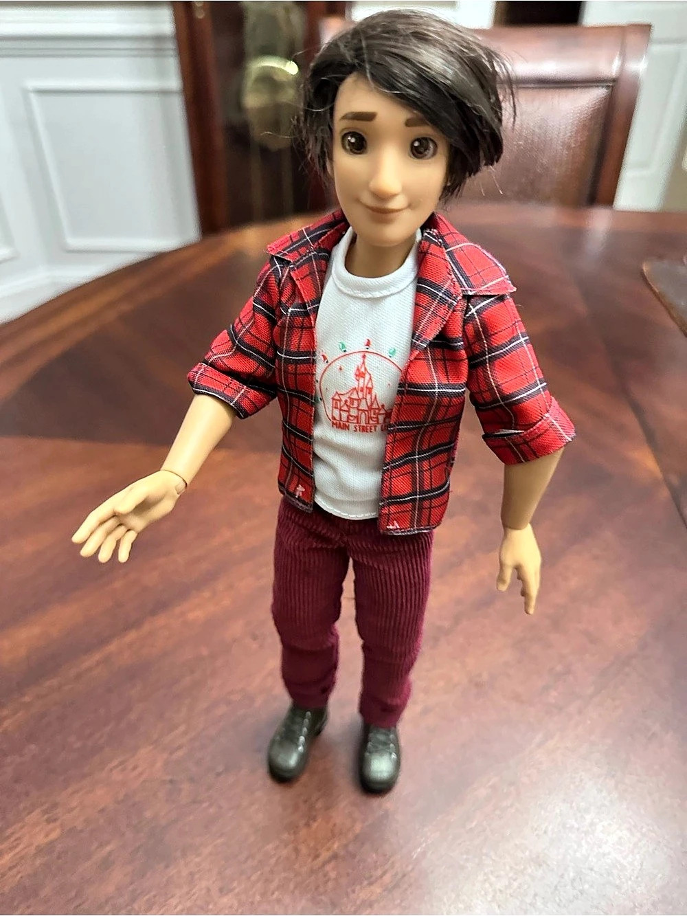 HTF Disney ily 4EVER 11" Boy Doll Christmas Holiday Main Street USA Aladdin EC
